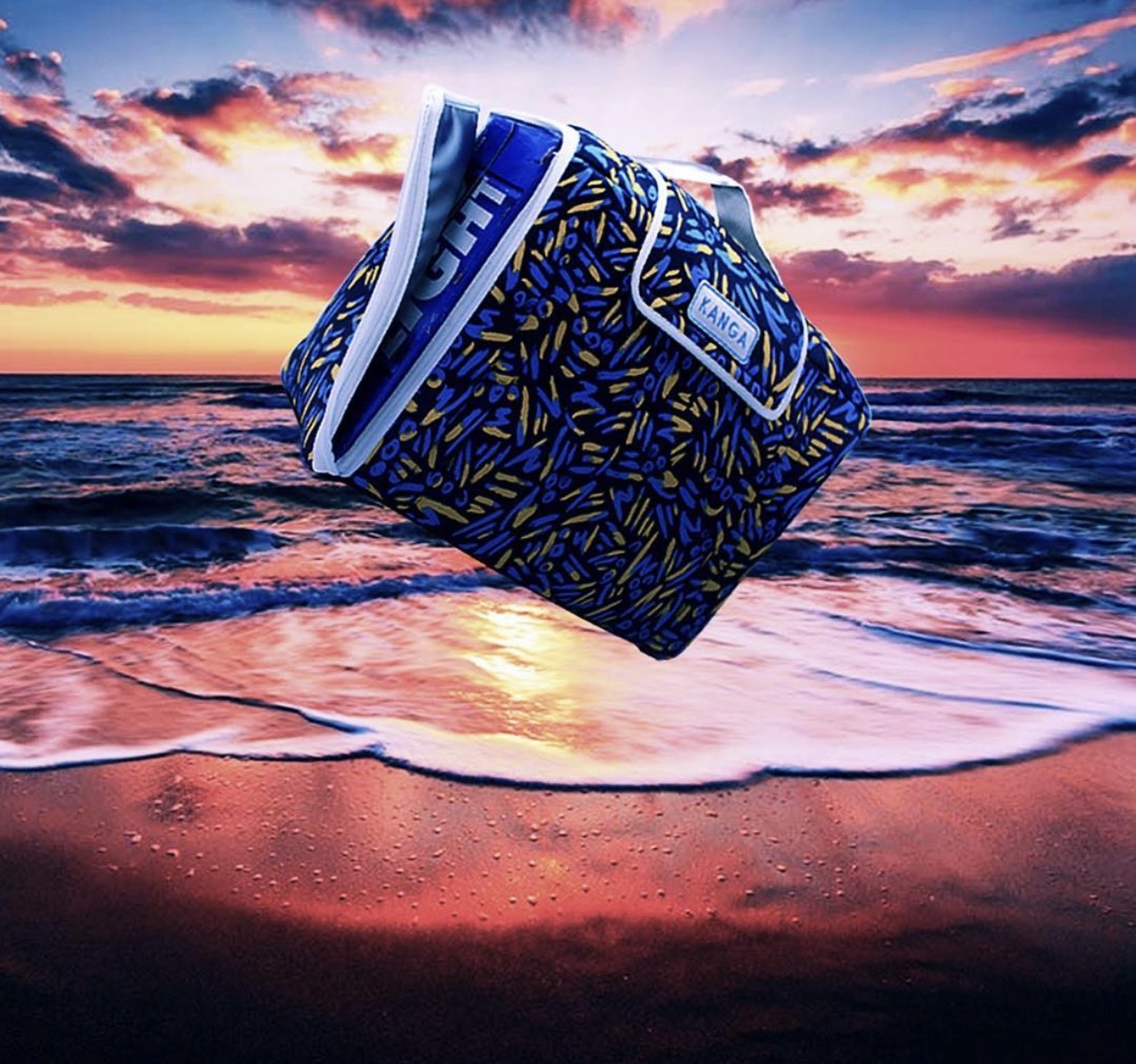 Bud Light Kase Mate on the beach
